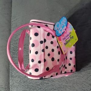 Pucci Pups pink polka dot pink bag no pup.